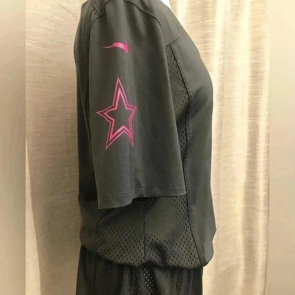 NFL TEAM APPAREL “Tony Romo”Breast Cancer Awareness Fashion Jersey - Picture 5 of 13
